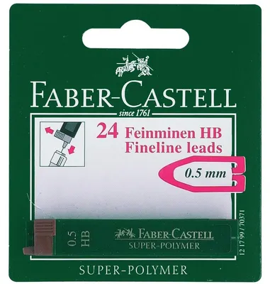 Produktbild von Faber-Castell 121799, HB, Schwarz, 0,5 mm