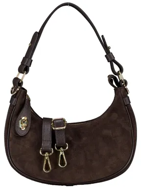 Produktbild von Hausfelder Manufaktur Beuteltasche Velours Braun onesize
