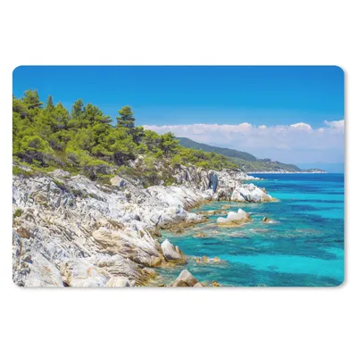 Produktbild von MuchoWow® Schreibtischunterlage Meer - Sommer - Tropisch 60x40 cm - XXL Mauspad - Großes Mauspad