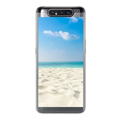 Produktbild von MuchoWow® Handyhülle Schutzhülle Hülle für Samsung Galaxy A80 Tropisch - Strand - Meer Silikon Softcase Handy Hülle - Schutzdeckel