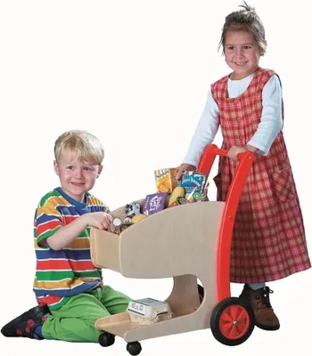 Produktbild von Einkaufswagen für Kinder aus Holz