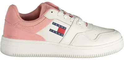 Produktbild von Stylischer Damensneaker in Rosa mit Kontrasten & Schnürungen