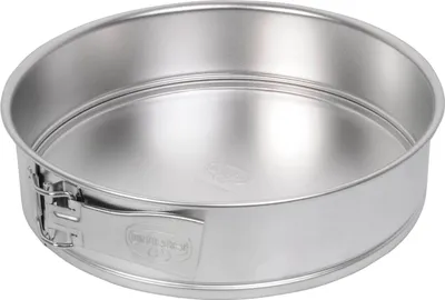 Produktbild von Dr. Oetker Springform  Ø26 cm Classic, Backform mit Flachboden, runde Kuchenform aus Weißblech, besonders für Gasöfen geeignet