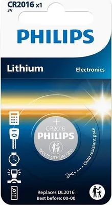 Image de Philips Minicellules CR 2016 Lithium 1 blister