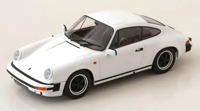 Produktbild von KK Scale 180663 Porsche 911 Carrera Coupe 1983 weiß 1:18