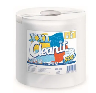 Obrázok produktu pre Papierové uteráky "CLEANIT XXL 500“, biele, 2-vrstvové, rolka, LUCART