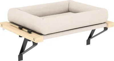 Productafbeelding van Kattenhuis voor vensterbanken en radiatoren, kussen, houten frame