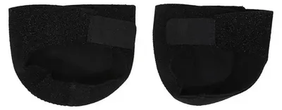 Image de Coussinets en silicone pour le talon - Semelles de sport - Amortissement des chocs - Soulagement de la pression - Sangles réglables - Antidérapant - Noir, taille européenne 40-45