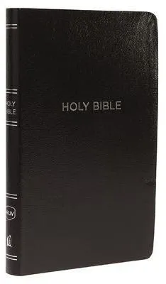 Produktbild von NKJV, Thinline Reference Bible, Leather-Look, Black, Red Letter Edition, Comfort Print