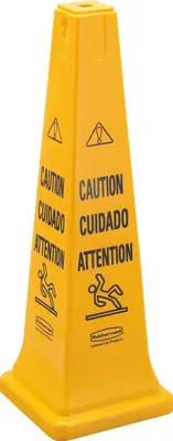 Image de Rubbermaid Pylône de sécurité avec symbole 91,4 cm