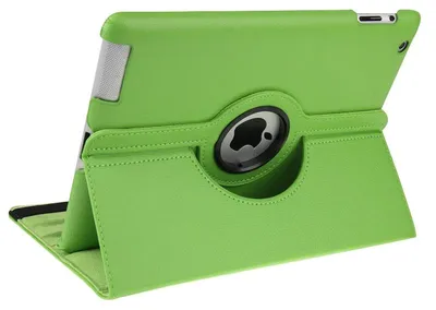 Produktbild von Mobigear DuoStand iPad 4 (2012) Hülle, drehbare Klapphülle – Grün