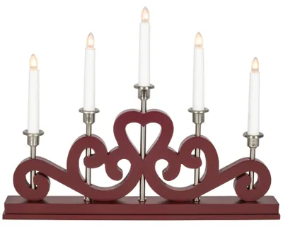 Produktbild von Markslöjd Lichterbogen ENEBY rot, 5 x E10/55V/3W