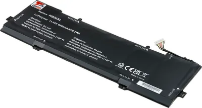 Obrázok produktu pre Batéria T6 Power pre notebook Hewlett Packard KB06XL, Li-Poly, 11,55 V, 6860 mAh (79 Wh), čierna