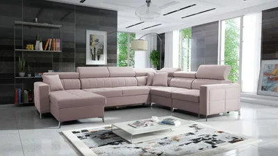 Produktbild von XXL Sofa Wohnlandschaft U Form SID VII Farbe wählbar TOP Qulaität