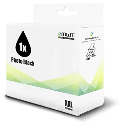 Mehrwegtoner Tintenpatrone kompatibel mit Epson 33XL + T3361 XL Schwarz – Produktansicht 1
