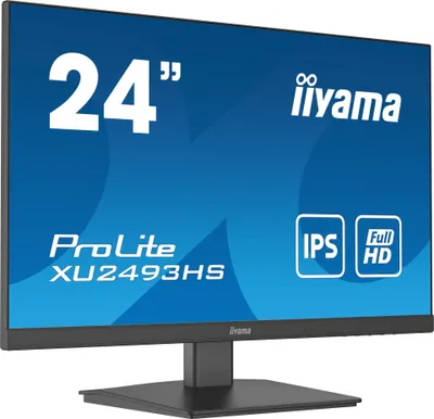 Obrázek produktu pro iiyama XU2493HS-B5, 61 cm (24"), 1920 x 1080 px, Full HD, LED, 4 ms, Černá