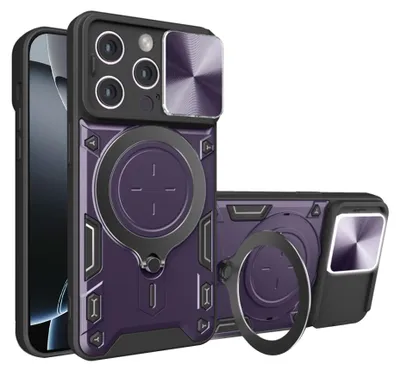 Obrázok produktu pre Techsuit CamGuard Pro kryt na iPhone 16 Pro – fialový