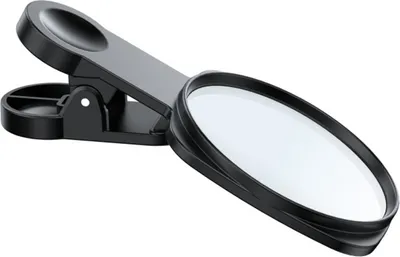 Produktbild von Handy-Selfie-Spiegel, transparent, tragbar, rutschfest, verstellbar, leicht, Smartphone-Kamera-Spiegel, Reflexions-Clip-Kit