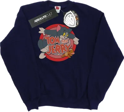 Produktbild von Tom and Jerry - "Classic Catch" Sweatshirt für Herren BI1940 (S) (Marineblau)