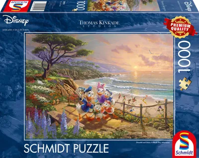 Produktbild von Thomas Kinkade Studios: Disney - Donald and Daisy A Duck Day Afternoon (1000 Teile)