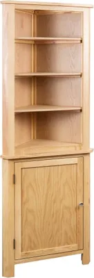 Produktbild von Eckschrank 59x36x180 cm Massivholz Eiche