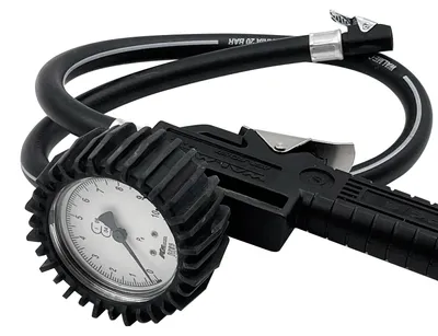 Produktbild von Aufblashebel Reifenaufblaser Luftpumpe - Mit Manometer - Druckprüfung - 0,4 kg