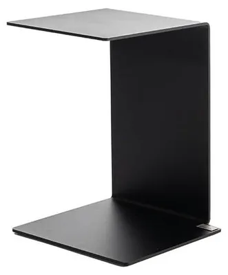 Produktbild von HOME DELUXE - Beistelltisch KALEA - Maße: 30 x 35 x 45 cm, Farbe Schwarz, 360° Drehbar, Material Stahl I Couchtisch Wohnzimmertisch Sofatisch