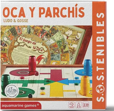 Produktbild von Aquamarine Oca Y Parchís Brettspiel Golden Kinder Golden One Size