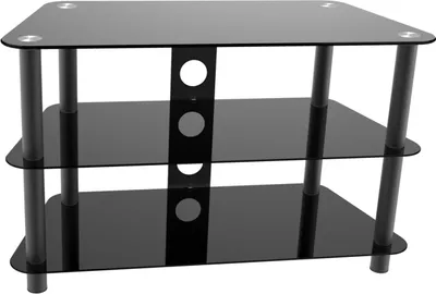 Produktbild von TV-Schrankmöbel - TV-Sideboard - Audiomöbel - 80 cm breit - schwarz