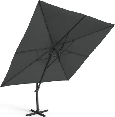 Produktbild von Kettler Ampelschirm Sonnenschirm EASY MOVE 300 x 300cm mit Schutzhaube Anthrazit