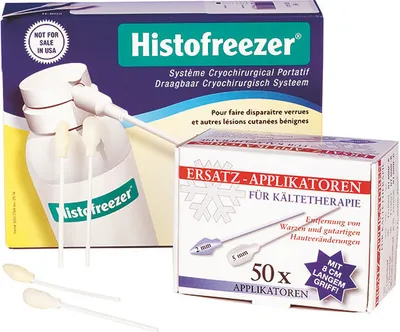 Produktbild von Ersatz-Applikatoren für Kältetherapie Typ: Rundkopf, Pack: 50 Stück | Packung (50 Stück)
