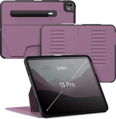 Produktbild von Zugu Case Hülle iPad Pro 13" (M4-M5) – Verstellbarer magnetischer Ständer – Sichere magnetische Halterung – Kompatibilität mit drahtlosem Laden des Apple Pencils