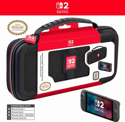 Obrázok produktu pre NACON NS241, Puzdro, Nintendo, Čierna, Nintendo Switch, Nintendo Switch 2, Nintendo Switch Lite, Nintendo Switch OLED, Prachuodolný, Odolné proti poškriabaniu, 300 mm