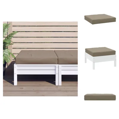 Immagine prodotto di vidaXL Cuscino Pallet Taupe 60x60x8 cm Tessuto Oxford - Cuscino per seduta