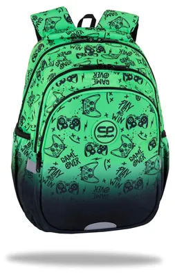 Immagine prodotto di Zaino scolastico Coolpack Jerry Game Over Gradient Green