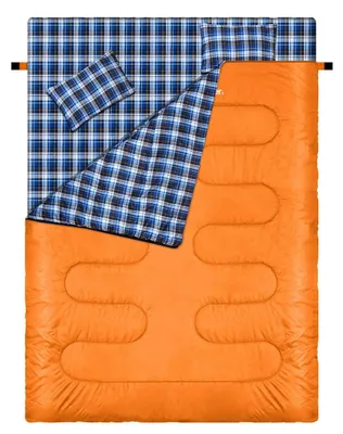 Produktbild von Schlafsack Doppelschlafsack - Wasserdicht - 220 x 150 cm - Für 3 Jahreszeiten