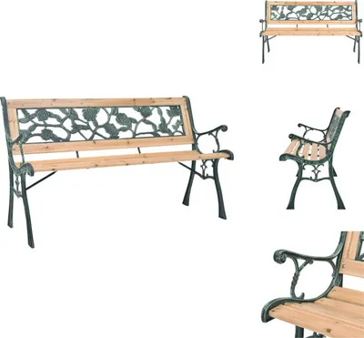 Immagine prodotto di vidaXL Panca da giardino 122 cm in legno - Panche da giardino