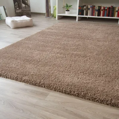 Produktbild von Shaggy Hochflor Teppich Chamonix Langflor in Braun, Größe: 120x170 cm