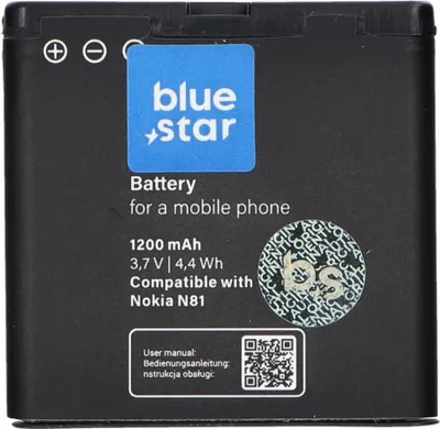 Obrázok produktu pre BATÉRIA vhodná pre Nokia N81/N81 8GB/E51/N82 1200 m/Ah Li-Ion (BS) PREMIUM