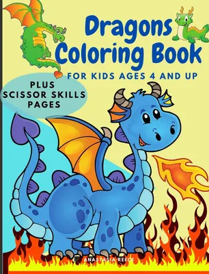 Produktbild von Dragons Coloring Book for Kids Ages 4 and UP