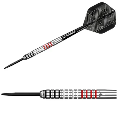Produktbild von Mission | Wessel Nijman | Steeldarts | 95% Tungsten | 23g | Ringgrip & Radialrillen | Dartpfeile Set