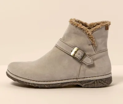 Image de El Naturalista Bottines pour Femme N5473 SILK SUEDE CREAM/ANGKOR Couleur Beige