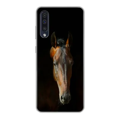 Produktbild von MuchoWow® Handyhülle Schutzhülle Hülle für Samsung Galaxy A30s Pferde - Tiere - Braun Silikon Softcase Handy Hülle - Karteninhaber