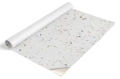 Produktbild von Tulup Möbelfolie - Klebefolie Möbel - Selbstklebende Folie 100x50 cm - Möbelfolie Schrank - Folie für Möbel - Möbelfolie Küche - Wasserdicht - Abwaschbar - Selbstklebend - Luftblasenfrei - Terrazzo-Muster