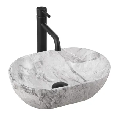 Immagine prodotto di Lavabo da Appoggio Rea Amelia Mini Stone Matt