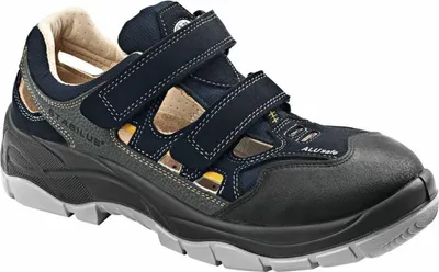 Produktbild von Sicherheitssandale MARLON AIR Gr.39 blau/gelb/grau Mikrofaser