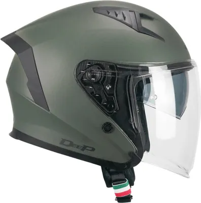 Produktbild von Jet Helm CGM 127A DEEP Mono Grun Matt größe M