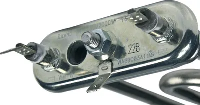 Produktbild von Heizelement Heizung Rohrzeizung Rohrheizelement 2000W Kawai WABB08341 Waschmaschine Bosch Siemens 12010979