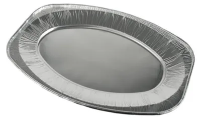 Zdjęcie produktu dla Papstar Alu-Servierplatten oval 43 cm x 29 cm 10 Stück