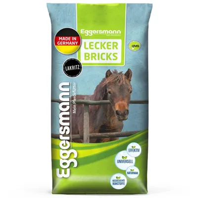 Produktbild von Lecker Bricks Lakritz 25 kg Belohnungsfutter